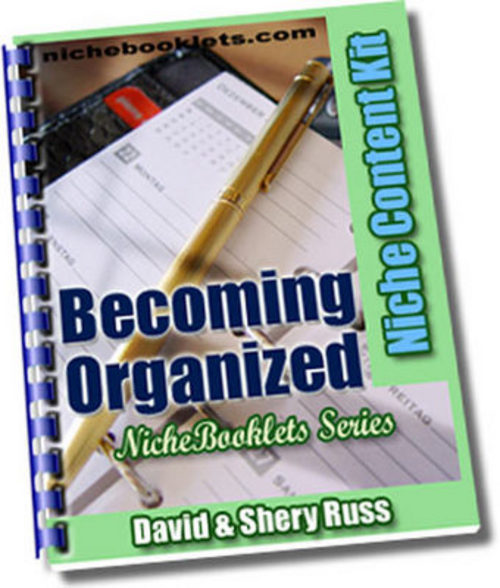 Product picture *New* Becoming Organized with Master Resell Rights 2011
