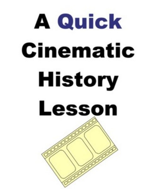 Product picture *New* Quick Cinematic History Lesson With Master Resale 2011
